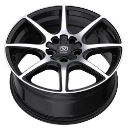 EDGE STREET 357MB 20X8.5 GLOSS BLACK MACHINED FACE